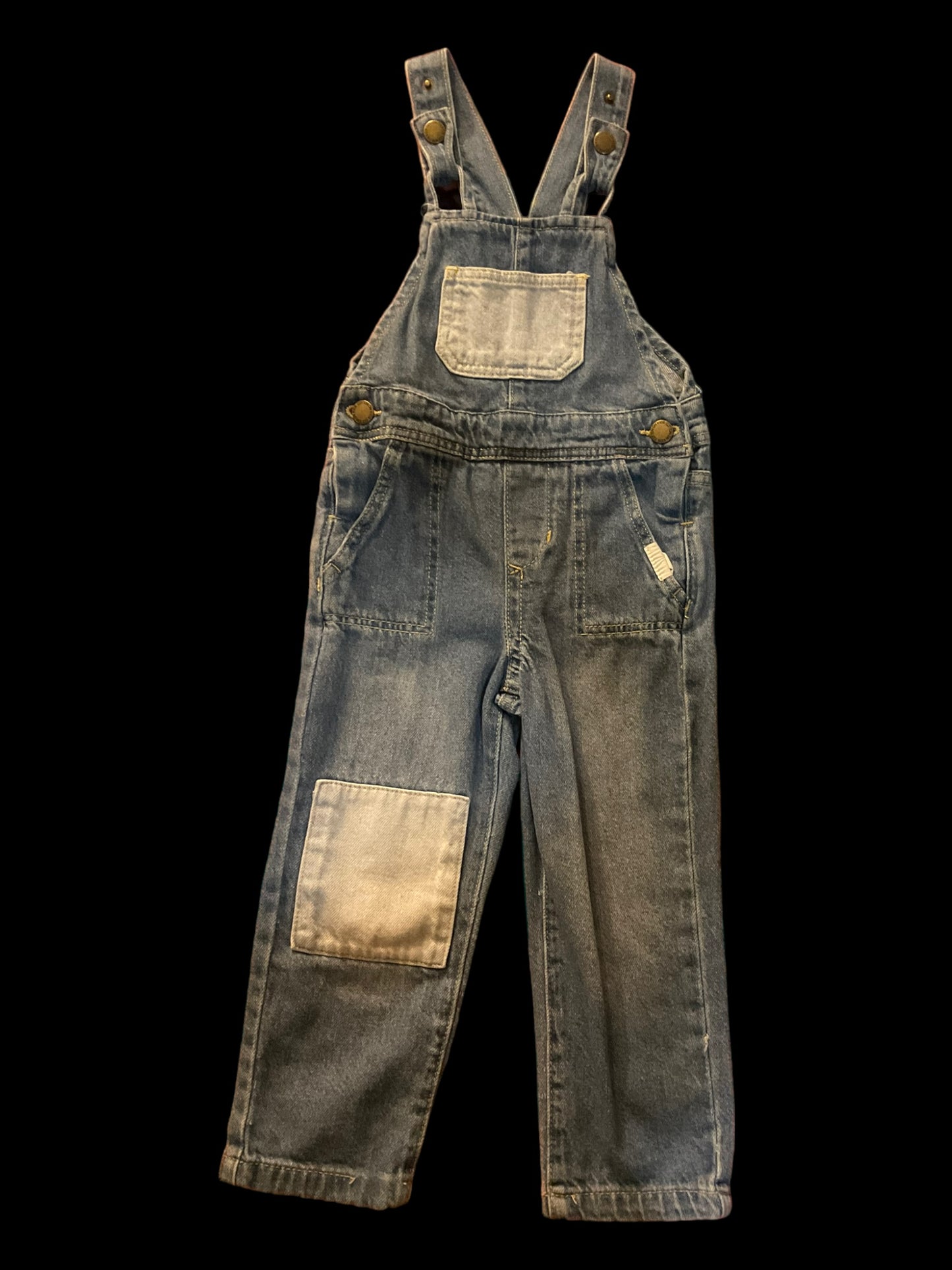 Toddler overalls - wave