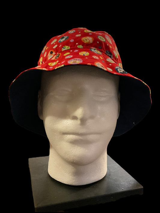 reversible bucket hat - daruma