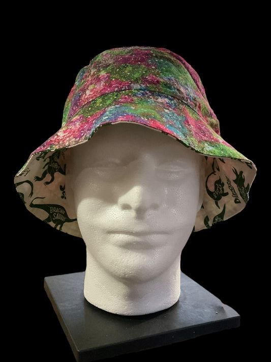 reversible bucket hat - galaxy